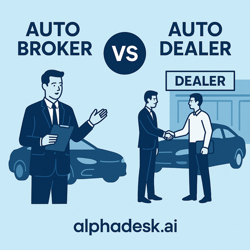 Auto Broker vs. Auto Dealer — Understanding the Difference (and How Technology Levels the Field)